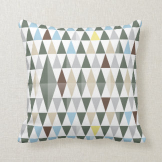 Coussin Conception colorée nordique de motif de la nature