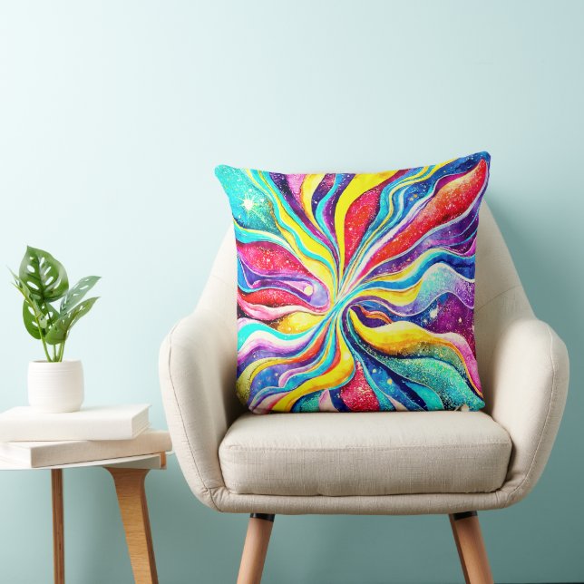 COUSSIN CONCEPTION COSMIQUE ABSTRAITE SIMPLE (Chaise)
