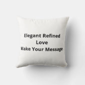 Coussin Conception d'amour plus élégante  (Verso)