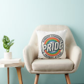 Coussin Conception de badge arc-en-ciel de protestation de (Chaise)