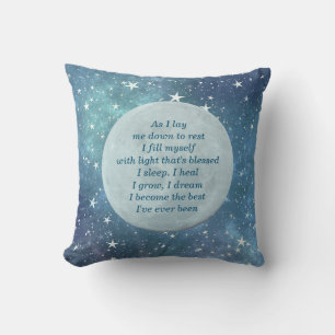 Coussin Conception de bénédiction de sommeil pour rétablis
