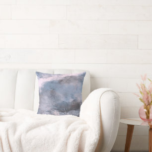 Coussin Conception de brouillard d'eau Denim