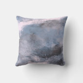 Coussin Conception de brouillard d'eau Denim (Verso)