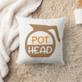 Coussin Conception de café Pot Head (Couverture)