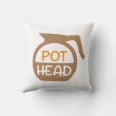 Coussin Conception de café Pot Head (Verso)