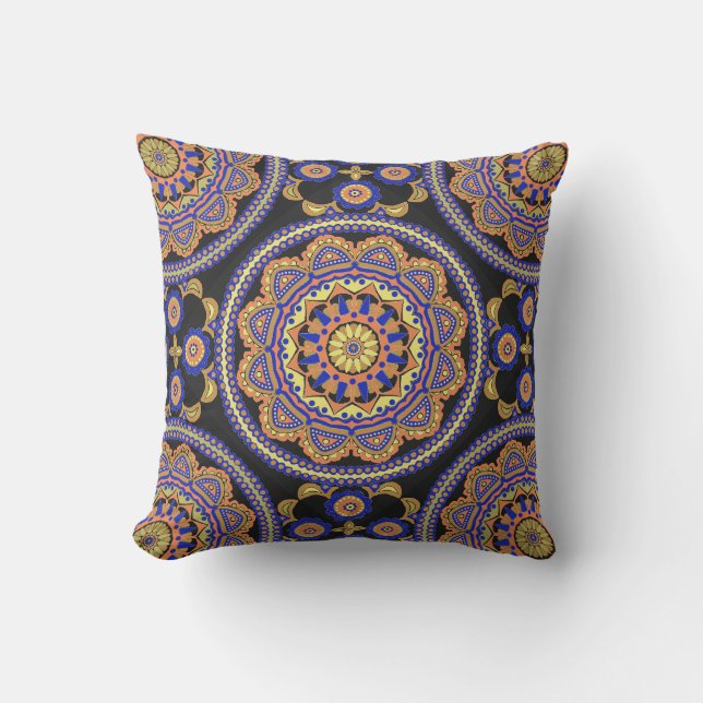 Coussin Conception de carreaux Boho (Recto)