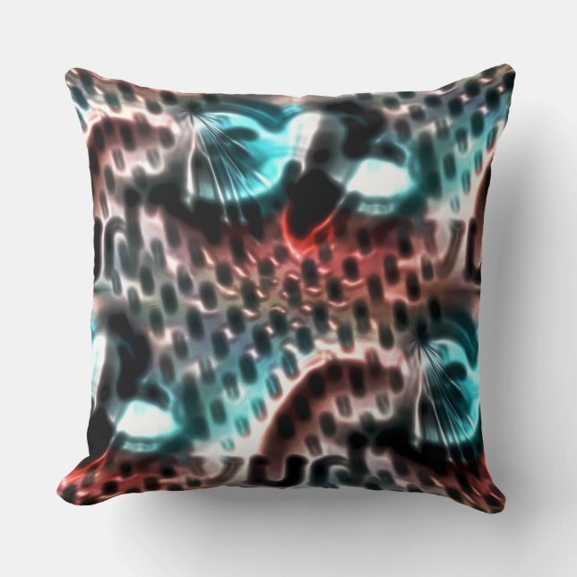 Coussin Conception de cartes perforées numériques avec gou (Recto)