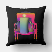 Coussin Conception de chaise abstraite décorative (Verso)