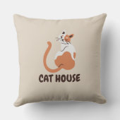 Coussin conception de chat cte (Verso)