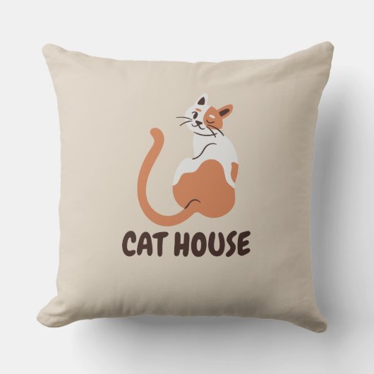 Coussin conception de chat cte (Recto)