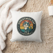 Coussin Conception de chat de Noël chaton mignon - Club de (Couverture)