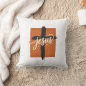 Coussin Conception de chemise chrétienne de croix de Jésus (Couverture)