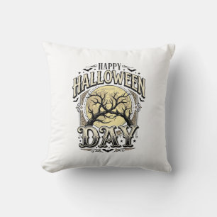 Coussin Conception de chemise de branche d'arbre de lune d