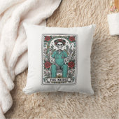 Coussin Conception de chemise de carte de tarot d'infirmiè (Couverture)