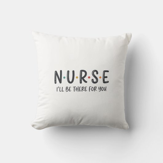 Coussin Conception de chemise de citation d'infirmière Gra (Recto)