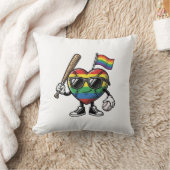 Coussin Conception de chemise de fierté de baseball de coe (Couverture)