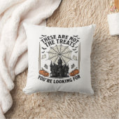 Coussin Conception de chemise de friandises fantômes Hallo (Couverture)