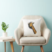 Coussin Conception de chemise de girafe mignonne gravée vi (Chaise)