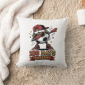 Coussin Conception de chemise de soccer Dabbing 100 jours (Couverture)