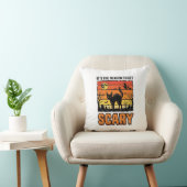 Coussin Conception de chemise de sorcière de chat effrayan (Chaise)