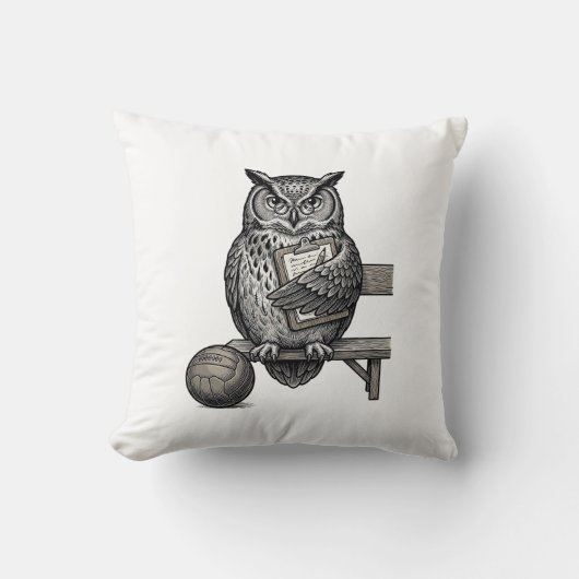 Coussin Conception de chemise d'entraîneur de football de  (Recto)