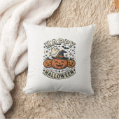 Coussin Conception de chemise fantôme citrouille Halloween (Couverture)
