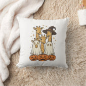 Coussin Conception de chemise fantôme de citrouille de gir (Couverture)