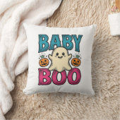 Coussin Conception de chemise fantôme Halloween vintage Ba (Couverture)