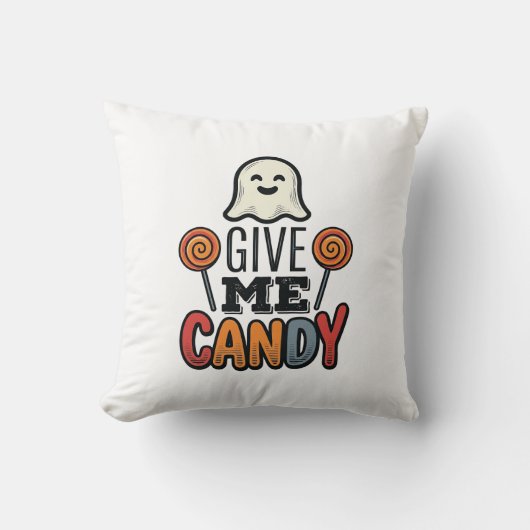 Coussin Conception de chemise fantôme Halloween vintage do (Recto)