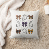Coussin Conception de chemise fantômes et noeuds Halloween (Couverture)
