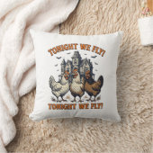 Coussin Conception de chemise Halloween de poulet drôle de (Couverture)