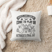 Coussin Conception de chemise Halloween Fantômes et Gobeli (Couverture)