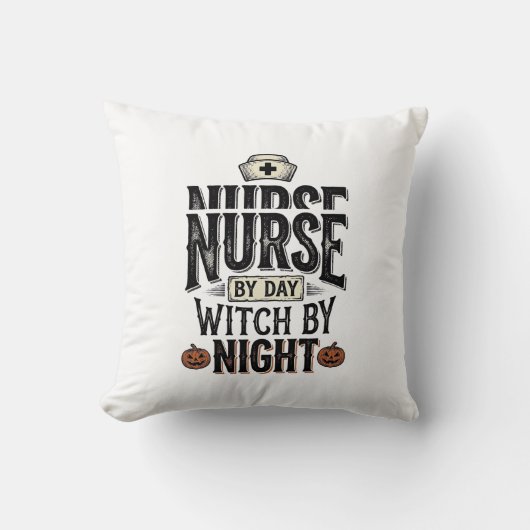 Coussin Conception de chemise Halloween Sorcière de nuit I (Recto)