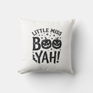 Coussin Conception de chemise Halloween vintage Little Mis