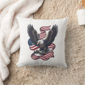Coussin Conception de chemise vectorielle aigle patriotiqu (Couverture)
