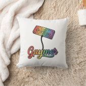 Coussin Conception de chemise vectorielle Gaymer Rainbow G (Couverture)