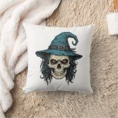 Coussin Conception de chemise vectorielle Halloween crâne (Couverture)