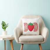 Coussin Conception de chemise vectorielle lettrage fraise (Chaise)