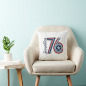 Coussin Conception de chemise vectorielle patriotique Vint (Chaise)