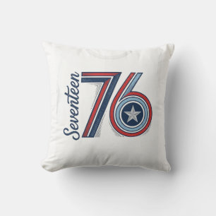 Coussin Conception de chemise vectorielle patriotique Vint
