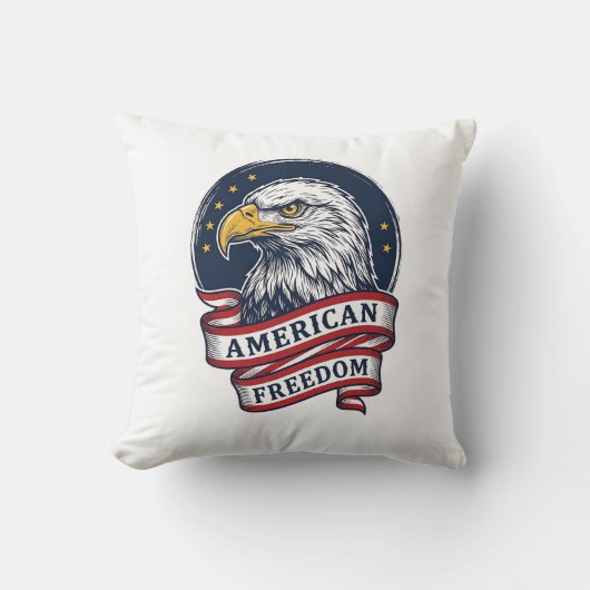 Coussin Conception de chemise vectorielle ruban patriotiqu (Recto)