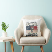 Coussin Conception de chemise vintage drapeau américain pa (Chaise)