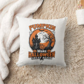 Coussin Conception de chemise Vintage Pumpkin Halloween Gr (Couverture)