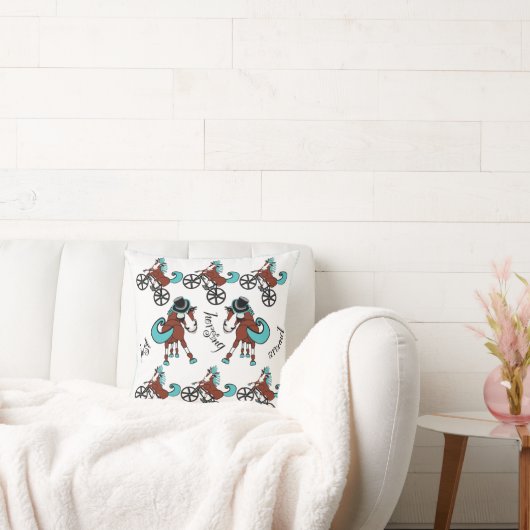 Coussin conception de chevaux ludiques et lumineuses (Canapé)