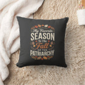 Coussin Conception de citation automnale féministe de la c (Couverture)