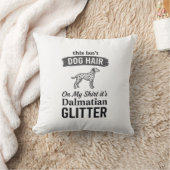 Coussin Conception de citation de cheveux de chien drôle d (Couverture)