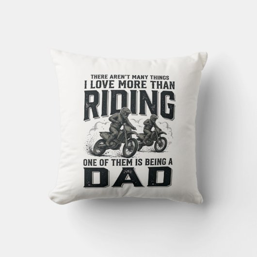 Coussin Conception de citation de motocross gravure vintag (Recto)
