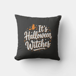 Coussin Conception de citation de sorcière mignonne de sor