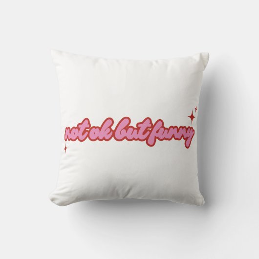Coussin Conception de citation identifiable drôle et pas o (Recto)