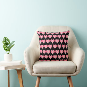 Coussin Conception de cœurs roses